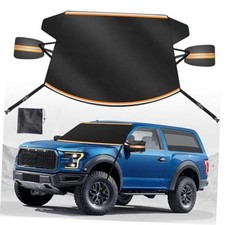 Car Windshield Cover for Snow and Ice, Car Windshield Snow Cover Kit with Side