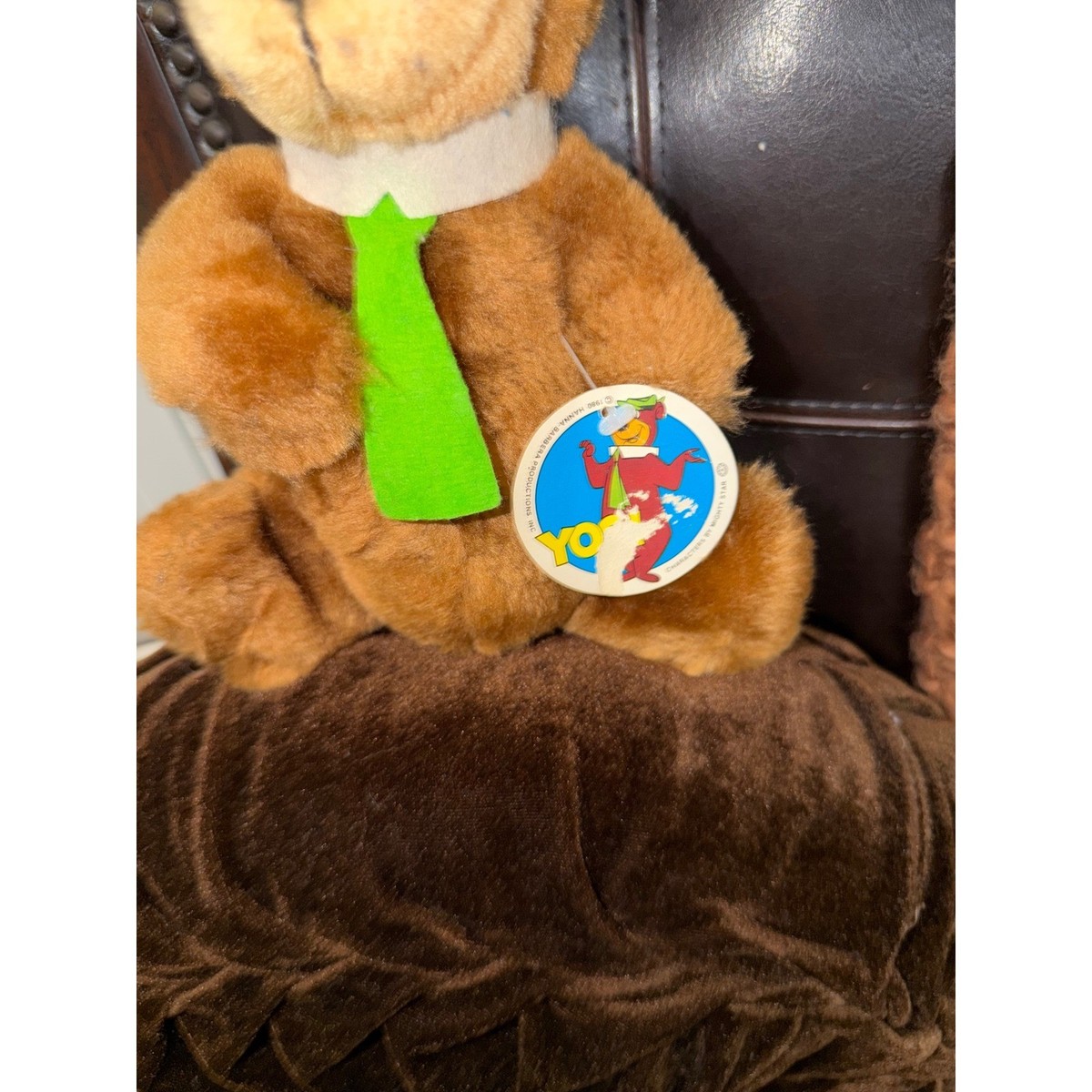 Vintage 1980 Yogi Bear Plush Hanna-Barbera Mighty 10 Inch Stuffed