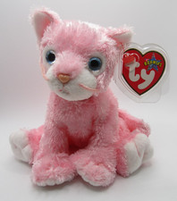 TY BEANIE BABY CARNATION - PINK CAT - MINT CONDITION - RETIRED WITH TAGS