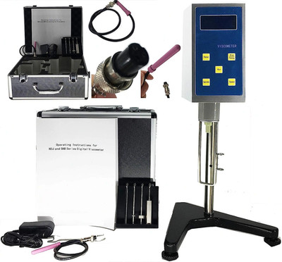 Digital Rotary Viscometer Viscosity Measurement Gauge with Temperature Sensor