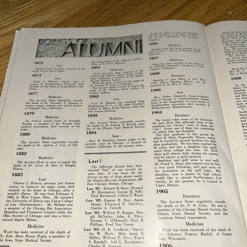 Nov. 1934 NORTHWESTERN UNIVERSITY ALUMNI NEWS - Imagen 16 de 18