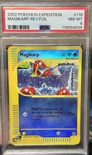 2002 Pokémon Expedition Base Set Magikarp Reverse Holo 118/165 PSA 8 on eBay