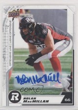 2020 Upper Deck CFL Auto Nolan MacMillan #123 Auto l5j