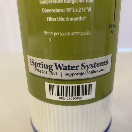 NEW 2 Pack iSpring 10" GAC Granular Activated Carbon Filter Model FG15 Sealed - Picture 3 of 6