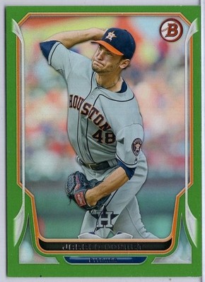 2014 Bowman Green #81 Jarred Cosart #'d 118/150