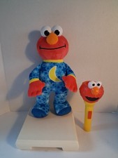 Sesame Street Sleepy Bedtime ELMO talking plush; Elmo Flashlite; All Working