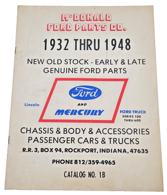 #ad #ad 1938 48 Ford Mercury Parts Catalog Book Cars Trucks Flathead V8 Vintage $26.99