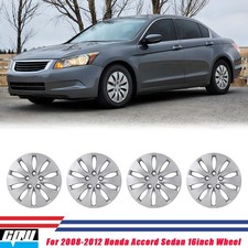 16 Hubcap Lacquer Wheel Covers Bolt On For 2008-2012 Honda Accord Sedan 16 Hubcap Lacquer Wheel Covers Bolt On For 2008-2012 Honda Accord Sedan