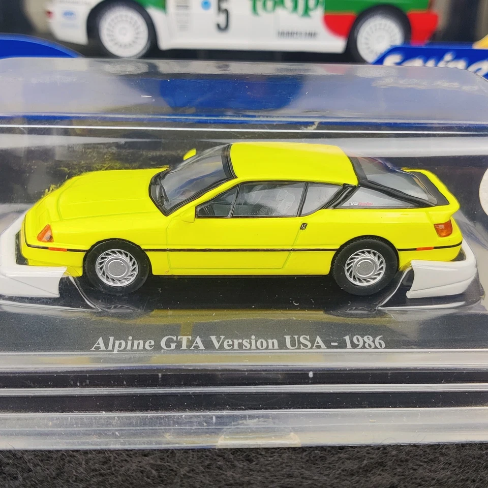 AUTO ELIGOR ALPINE GTA VERSIONE USA GIALLA 1986 1:43 IN SCATOLA BLISTER - Immagine 2 di 4