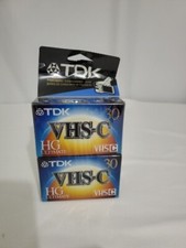 4 Pack TDK VHS-C HG Ultimate TC-30 Blank Video Cassette Camcorder Tape