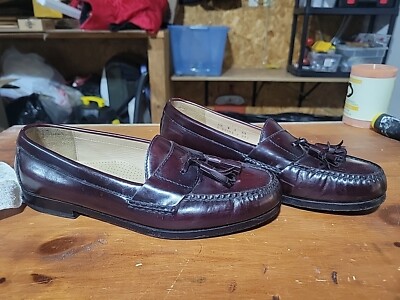 Cole Haan Men\'s Size 10 B Pinch Tassel Loafer Burgundy C03507 Cole Haan City C03507 Burgundy Pinch Tassel Loafer Shoes  main image 3