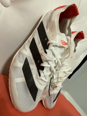 adidas Adizero Avanti Tokyo Size 10.5 Mens. White & black 