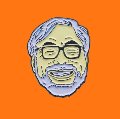 Hayao Miyazaki Studio Ghibli Animation Anime 1.2'' Enamel Pin Badge