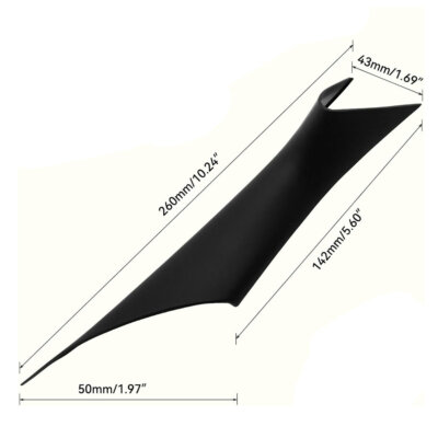 For Bmw 5 Series G30 G31 G38 Inner Door Pull Handle Trim Cover Panel Door Handle Black