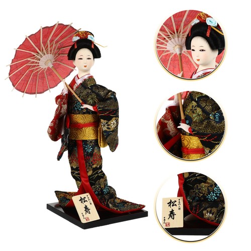 Geisha Japanese Doll Ornaments Sushi Restaurant Decoration Kimono eBay