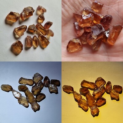 Farbwechselgranate 32,8ct/12 Facetten rau. Lindi, Tansania. #LI377 