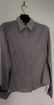 Chemisier GAP stretch Gris Perle T XS - Photo 1/4