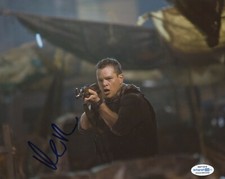 Matt Damon Green Zone Autographed Signed 8x10 Photo ACOA COA 