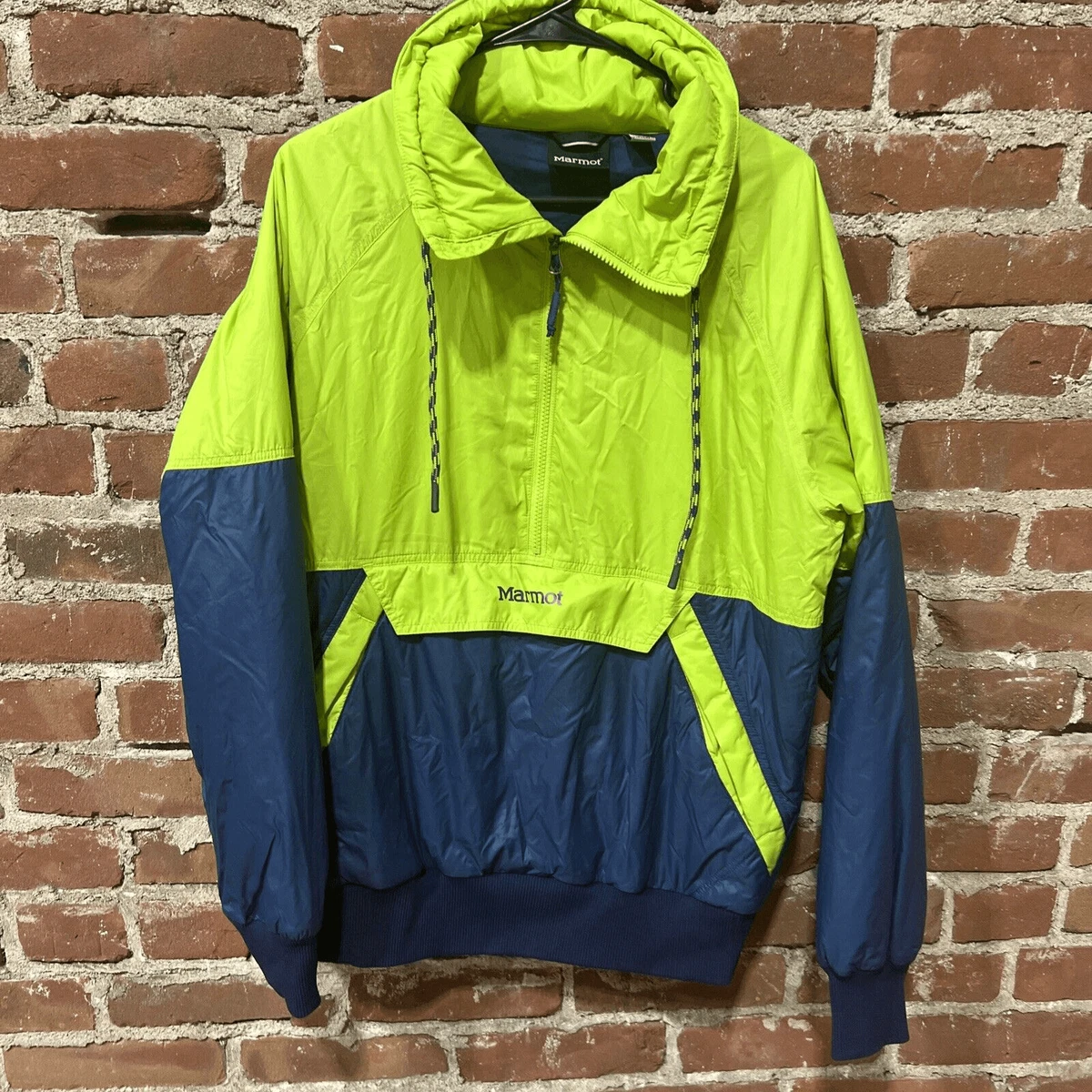 Marmot Lynx Insulated Anorak Macaw Green Blue Small Jacket