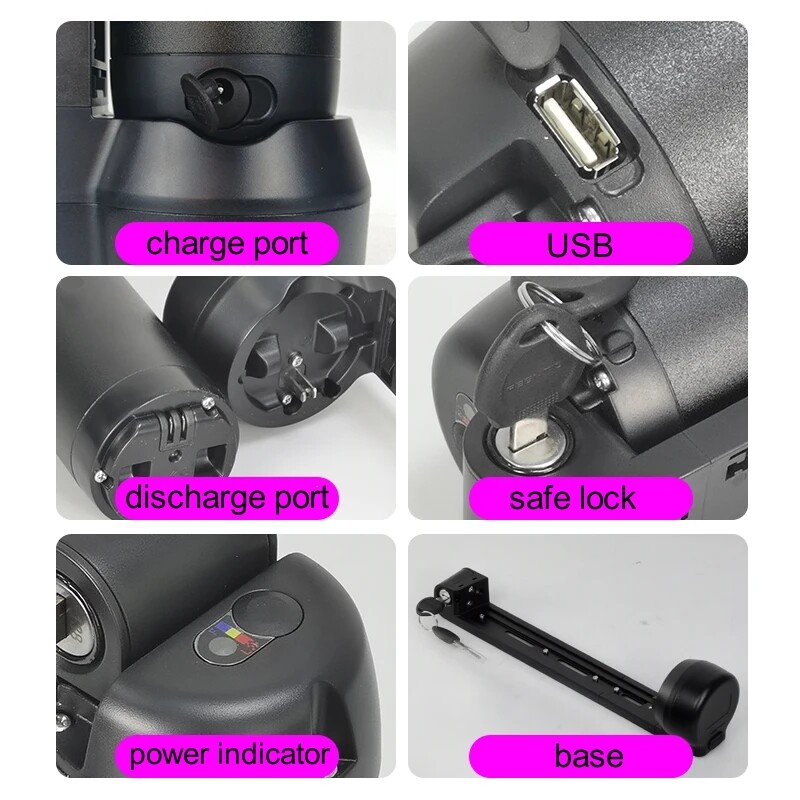 for Hurley kickflip Ebike Battery 24V 36V Reention Cuttle Ebike Akku