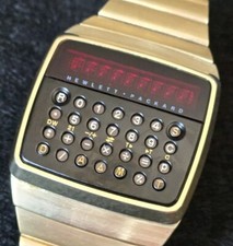 Hewlett Packard Calculator Watch Hp-01, Gold