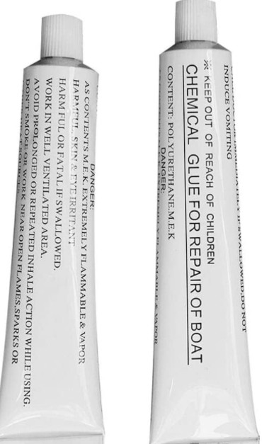 Repair glue tubes inflatable sup boat paddleboard kayak tube pvc adhesive 2pcs