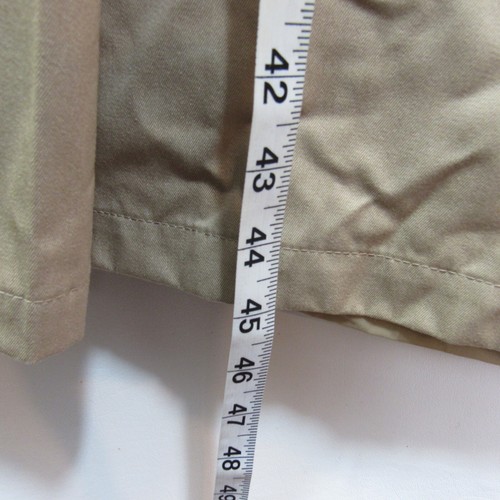 Forecaster of Boston Womens Long Trench Coat Zip Out Liner Tan Size 15/16 - Picture 12 of 12