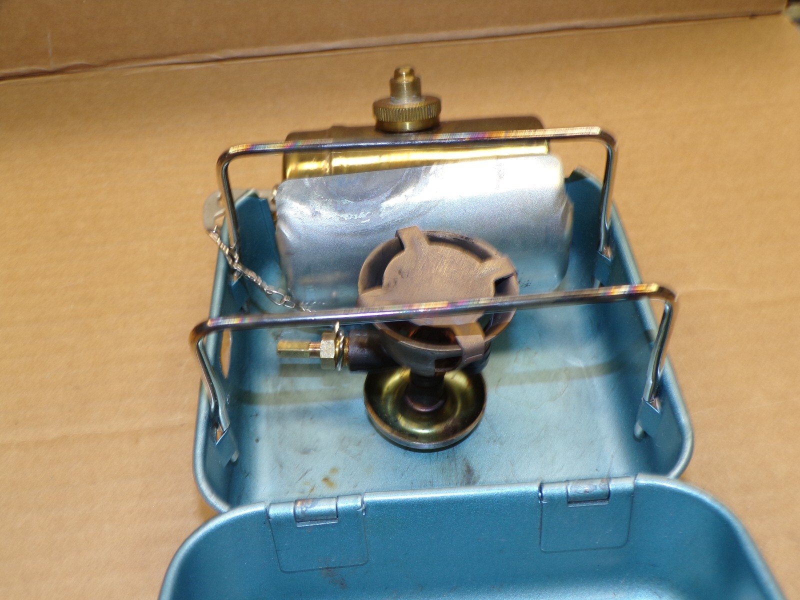 Vintage Optimus 8r Camp Stove W/ key - Made In Sweden - UNTESTED