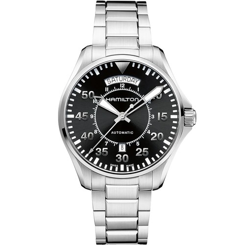 Hamilton H76714135 Worldtimer Chrono Mens Watch Stainless Steel