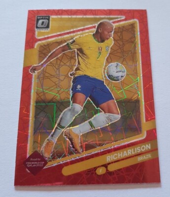 2021/22 Donruss Road to Qatar - Richarlison - Brazil - Red Velocity Parallel