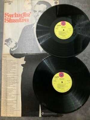 1972 FRANK SINATRA DOUBLE-UP 2x LPs G/F SLV SWINGIN SINATRA DUO102 DUOS1021/2