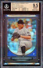 2013 BOWMAN CHROME DRAFT BLACK REFRACTOR 9/35 JONATHAN GRAY BGS 9.5 ALL 9.5