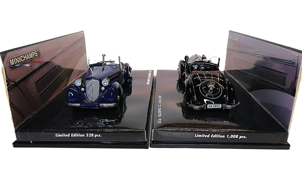 Audi 1935 FRONT 225 Roadster Auto Union color SELECTION 1/43 PMA Minichamps RARE - Image 3 of 4