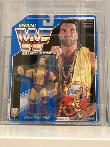 WWF Hasbro Razor Ramon Purple Pants S10 Variant UK...