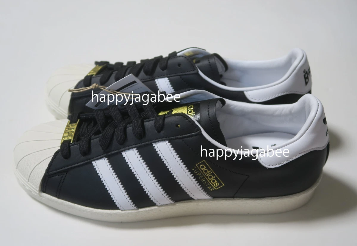 A BATHING APE Men's Footwear BAPE x adidas SUPERSTAR 80S Black 2022AW NEW