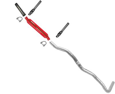 For Chevrolet S10 Pick Up V6  88-91 RWD Performance Weld on Muffler & Tail Pipe