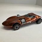 TWINMILL - Orange & White int Engines 1969 Original Vintage Hot Wheels REDLINE