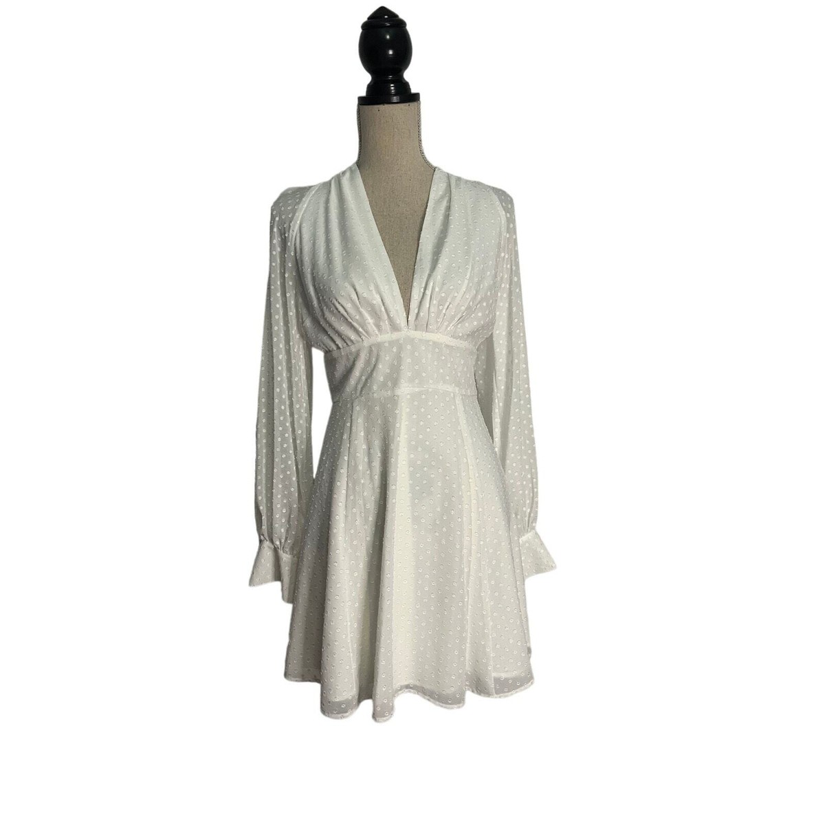 Yumi Kim Shore Thing Dress Swiss Dot White M Yumi Kim Shore Thing Dress Swiss Dot White M