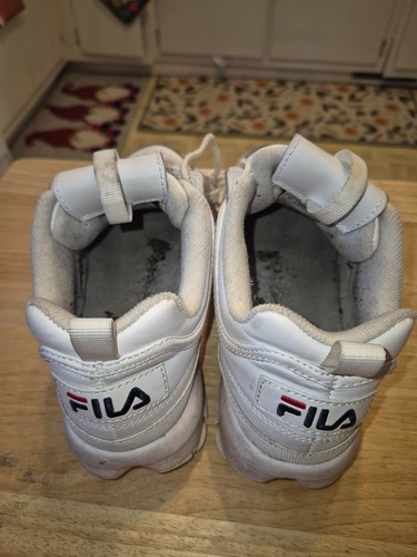 Fila Women's Disruptor Ii Premium Comfortable Sneakers White US SIZE 9 - Picture 6 of 7
