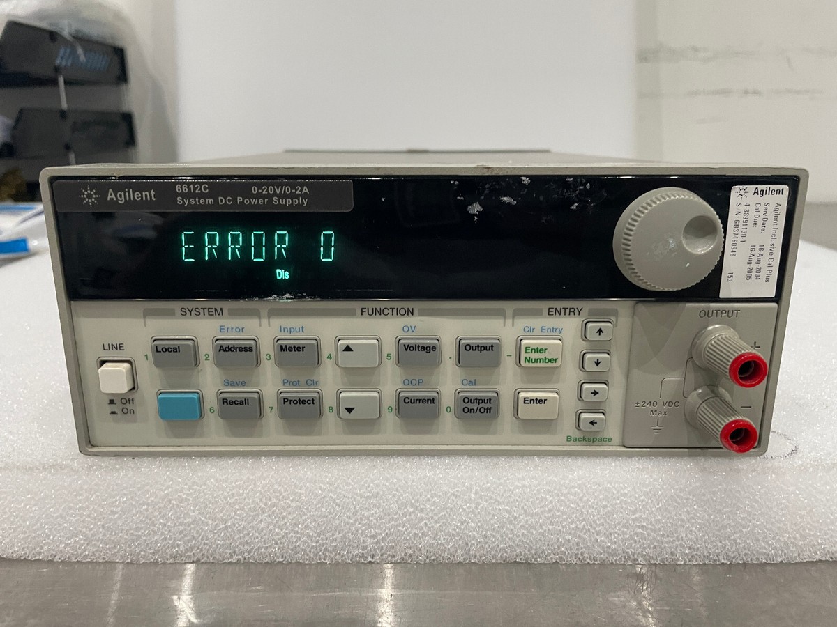 配信機器・PA機器・レコーディング機器 CRATE CPB150 POWER BLOCK Agilent 6612C System DC Power Supply OPT 760 | eBay