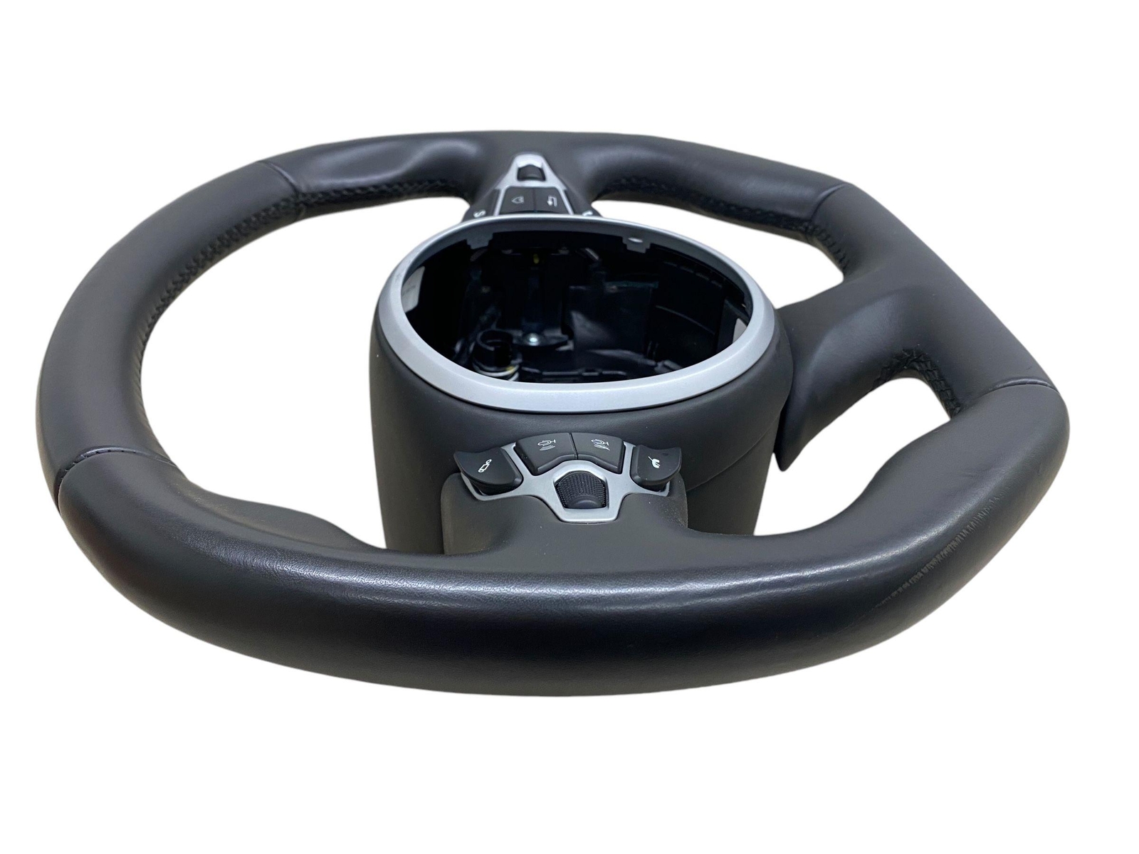 2019-2023 ASTON MARTIN VANTAGE SPORT STEERING WHEEL OBSIDIAN BLACK LEATHER (LX57