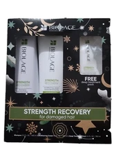 Biolage Strength Recovery/Damaged Hair Holiday Gift Set(Shampoo/Conditioner/Mask