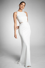 Sachin Babi Isla Lace Panel Gown