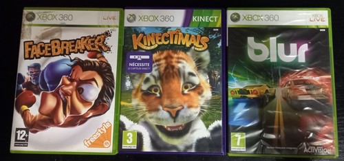 Lot De Jeux Xbox 360 - Plusieurs Titres, Bon État Général (Boîtiers Et Instructions Inclus)