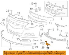 GM OEM 2013 Malibu Front Bumper Grille Bumper Components-Harness 20919953