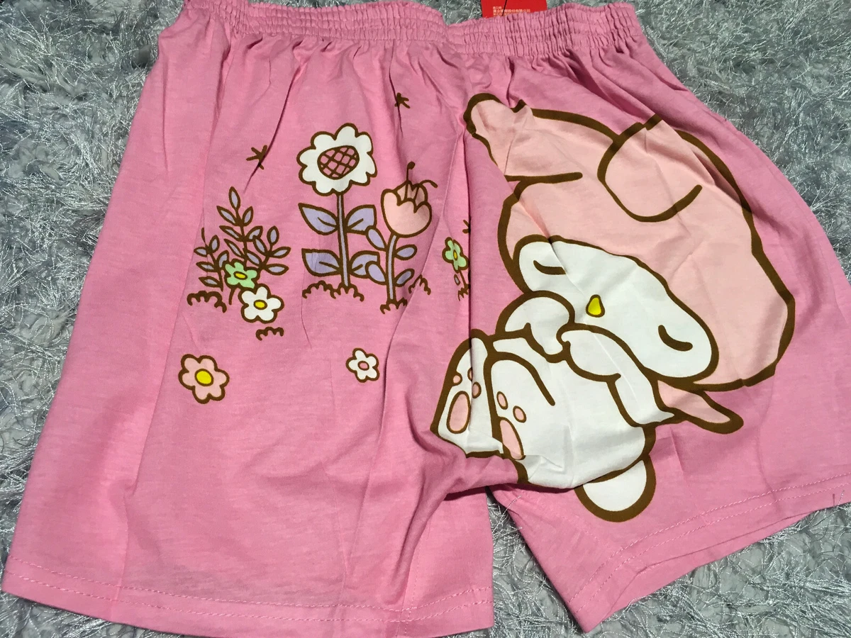 Hello Kitty Boxer Underwear Shorts Little Twin Stars Sanrio Melody L Soft  Briefs