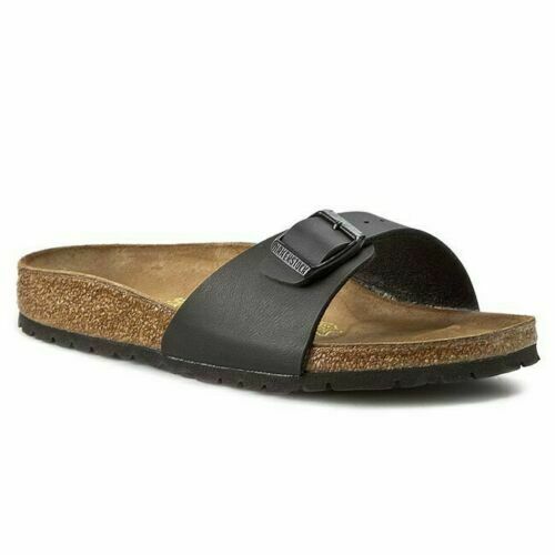 Birkenstock Madrid Unisex Sandals, Black, EU 39, USL 8, USM 6 | eBay