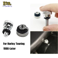 Rear Fender Seat Bolt Screw Seat Nut Kit Chrome For Harley Davidson Dyna Softail