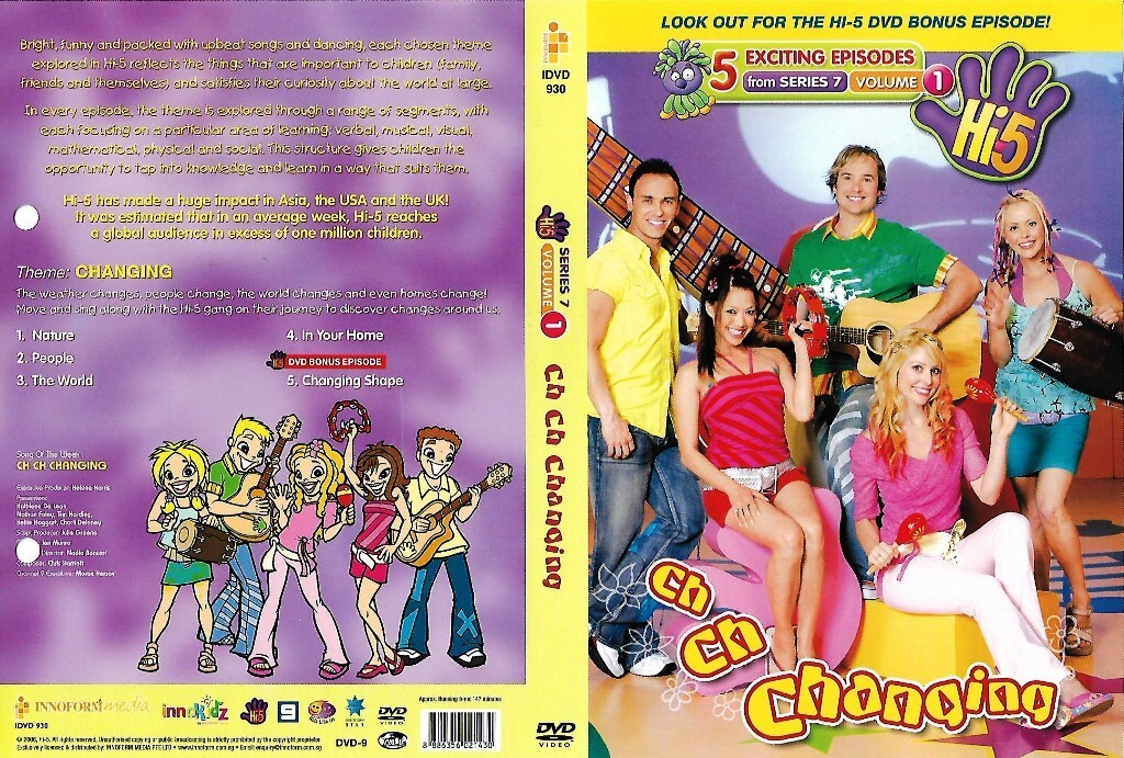 Hi-5 Ch Ch Changing DVD 2005 Series 7 Vol.1 Australian