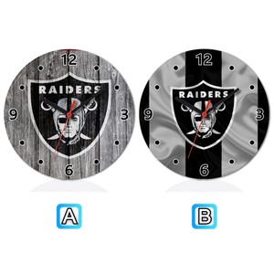 Oakland Raiders Sport Wood Wall Clock Room Bedroom Home ...